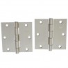 Zawias do drzwi 89x89mm stal chrom mat splatany 2szt. mod. 1010
