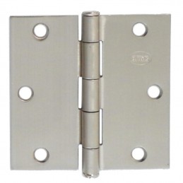 Zawias do drzwi 89x89mm stal chrom mat splatany 2szt. mod. 1010