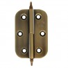 Zawias mosiężny 60x40mm złoto antyczne LEWY (pl) rozłączny mod. 1060