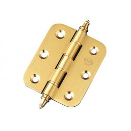 Zawias do drzwi 80x70mm mosiądz matowy splatany mod. 1080