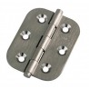 Zawias mosiężny 70x50mm chrom mat splatany mod. 1130