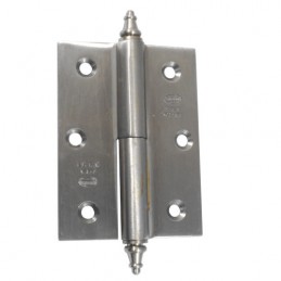 Zawias do drzwi 80x60mm stal nierdzewna INOX rozłączny LEWY (pl) mod. 2007