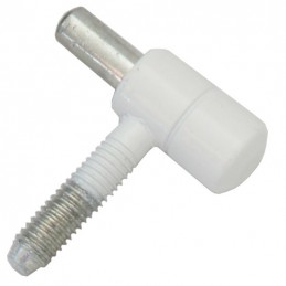 Zawias wkręcany 11x20mm Część męska biały mod.20