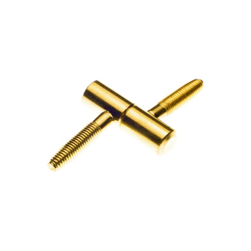 Zawias wkręcany 13x44mm mosiądzowany mod.20 2szt. DIS