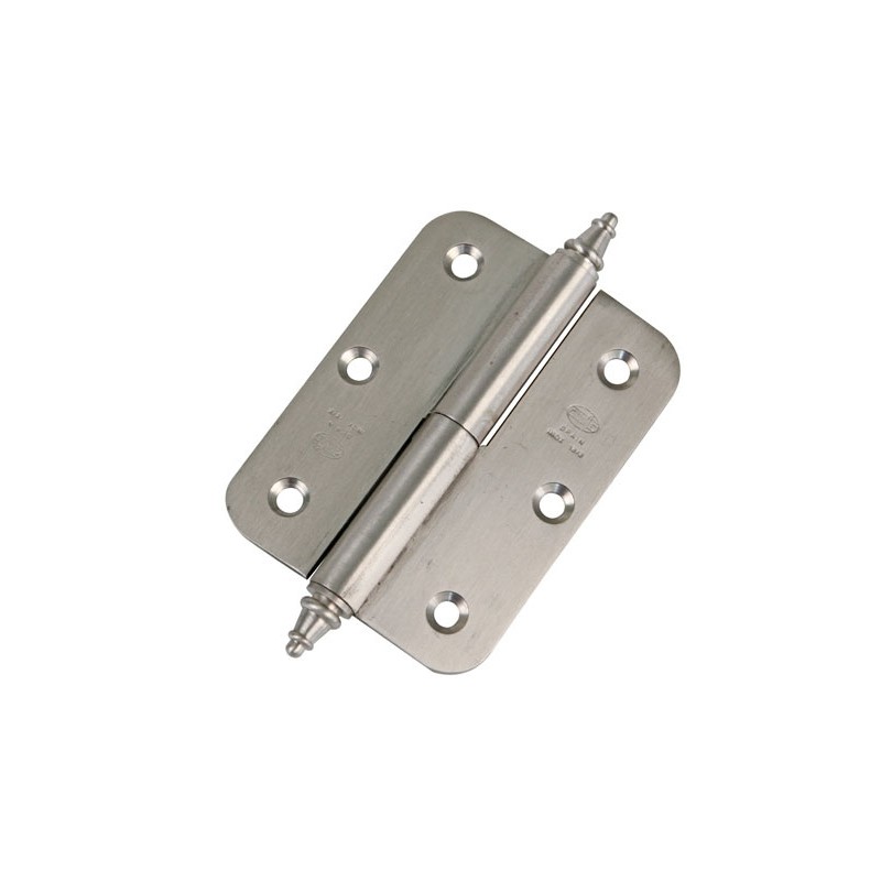Zawias do drzwi 80x60mm stal nierdzewna INOX rozłączny LEWY (pl) mod. 2070