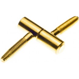 Zawias wkręcany 9x37mm mosiądzowany 2szt. mod.20 DIS