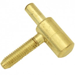 Zawias wkręcany fi. 9mm Część męska mosiądzowany mod.20 (w całości 9x37)