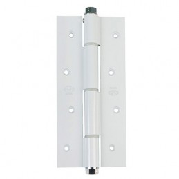 Zawias do drzwi sprężynowy 180x80mm aluminium biały mod. 3034