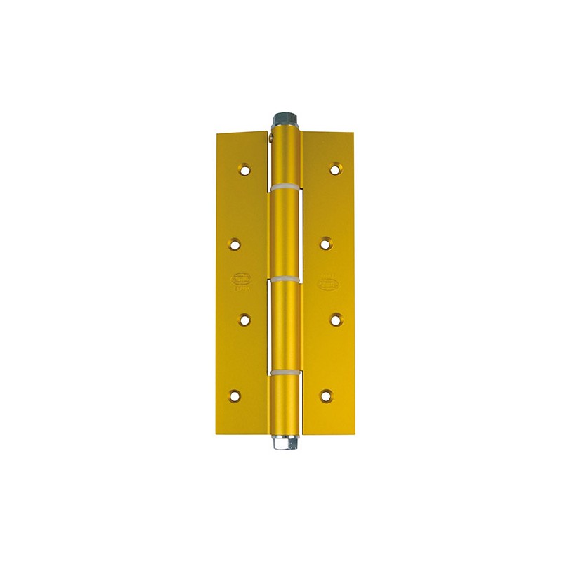 Zawias do drzwi sprężynowy 180x80mm aluminium złoty mod. 3034