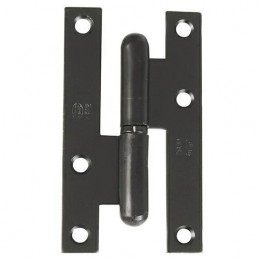 Zawias do drzwi 95x52mm stal czarny  rozłączny PRAWY (pl) mod. 403