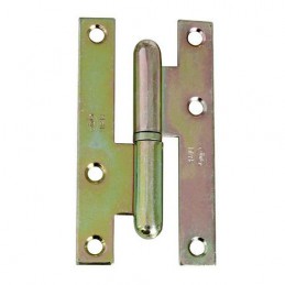 Zawias do drzwi 95x52mm stal żółty ocynk rozłączny PRAWY (pl) mod. 403