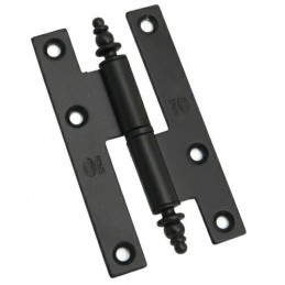 Zawias do drzwi 95x52 stal czarny rozłączny LEWY (pl) mod. 406
