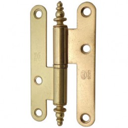 Zawias do drzwi 94x54mm stal mosiądzowany połysk rozłączny PRAWY (pl) mod. 408