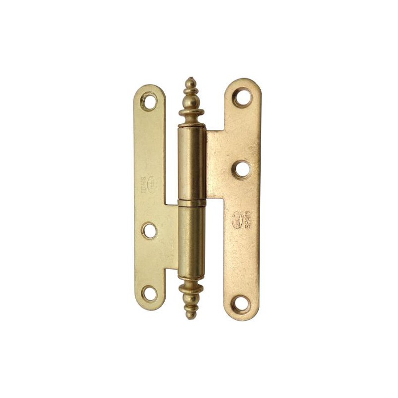 Zawias do drzwi 94x54mm stal mosiądzowany połysk rozłączny PRAWY (pl) mod. 408