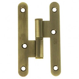 Zawias do drzwi 100x57mm stal złoto antyczne PRAWY (pl) mod. 409C