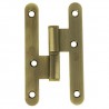 Zawias do drzwi 100x57mm stal złoto antyczne PRAWY (pl) mod. 409C