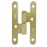 Zawias do drzwi 94x53mm stal mosiądzowany mat PRAWY (pl) mod. 409C
