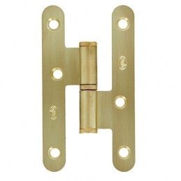 Zawias do drzwi 94x53mm stal mosiądzowany mat LEWY (pl) mod. 409C