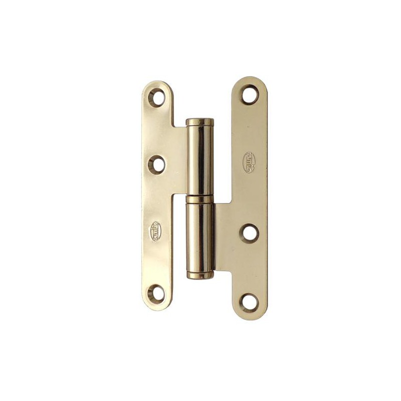 Zawias do drzwi 94x53mm stal złoty połysk LEWY (pl) mod. 409C