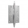 Zawias do drzwi 120x80mm mosiądz chrom połysk PRAWY (pl) mod. 415