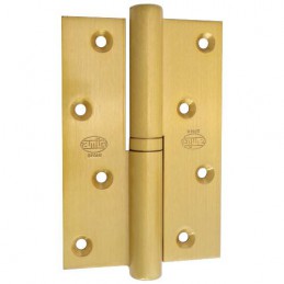 Zawias do drzwi 120x80mm mosiądz matowy PRAWY (pl) mod. 419