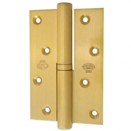 Zawias do drzwi 120x80mm mosiądz matowy LEWY (pl) mod. 419