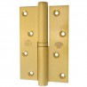 Zawias do drzwi 120x80mm mosiądz matowy LEWY (pl) mod. 419