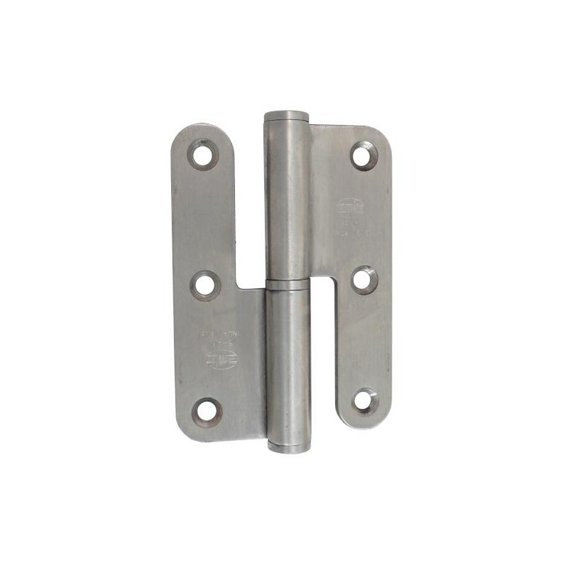 Zawias do drzwi 100x70mm stal nierdzewna INOX PRAWY (pl) mod. 421 CE