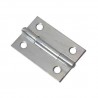 Zawias meblowy 37x26mm stalowy cynkowany splatany mod. 5005