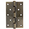 Zawias do drzwi 120x80mm stal złoto antyczne splatany mod. 5008