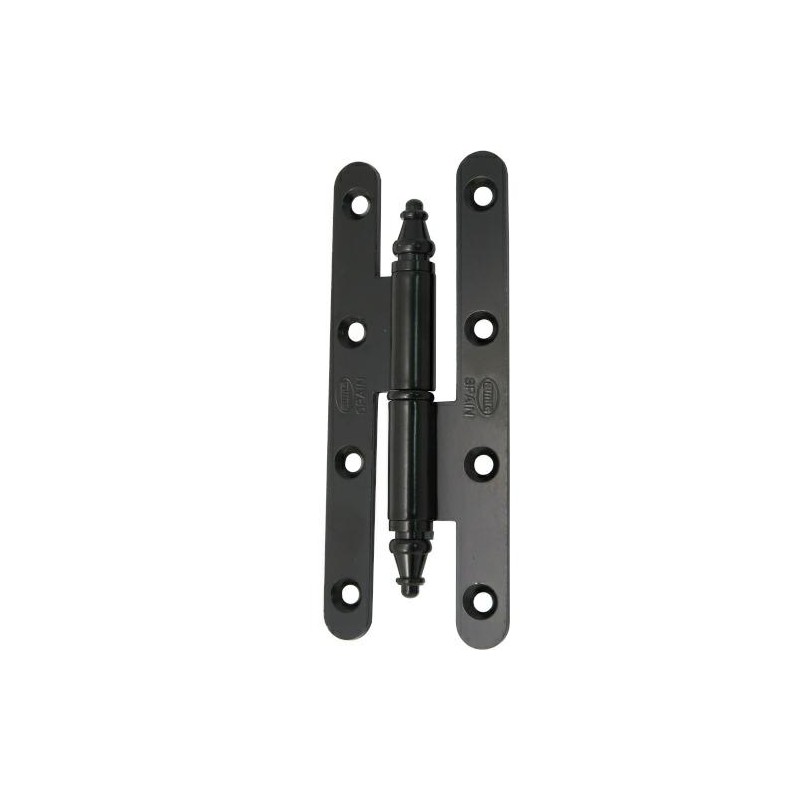 Zawias do drzwi 140x55mm stal czarny rozłączny LEWY (pl) mod. 507