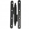 Zawias do drzwi 140x55mm stal czarny rozłączny LEWY (pl) mod. 507