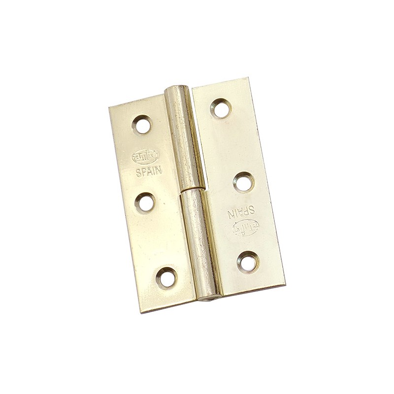 Zawias meblowy 60x41mm mosiądzowany LEWY (pl) mod. 540
