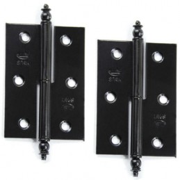 Zawias meblowy 60x41mm czarny LEWY (pl) 2szt. mod. 541 BAG