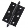 Zawias meblowy 70x43mm czarny PRAWY (pl) mod. 541