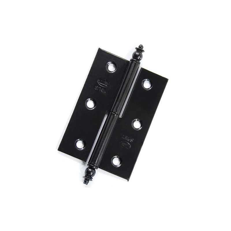 Zawias meblowy 70x43mm czarny LEWY (pl) mod. 541