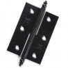 Zawias meblowy 70x43mm czarny LEWY (pl) mod. 541