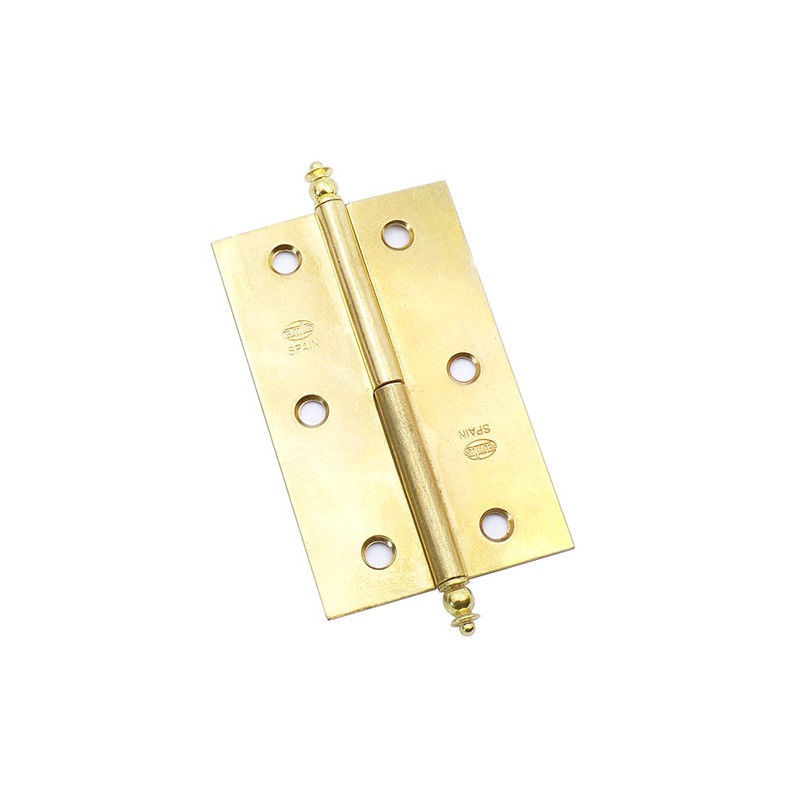 Zawias meblowy 70x43mm mosiądzowany LEWY (pl) mod. 541