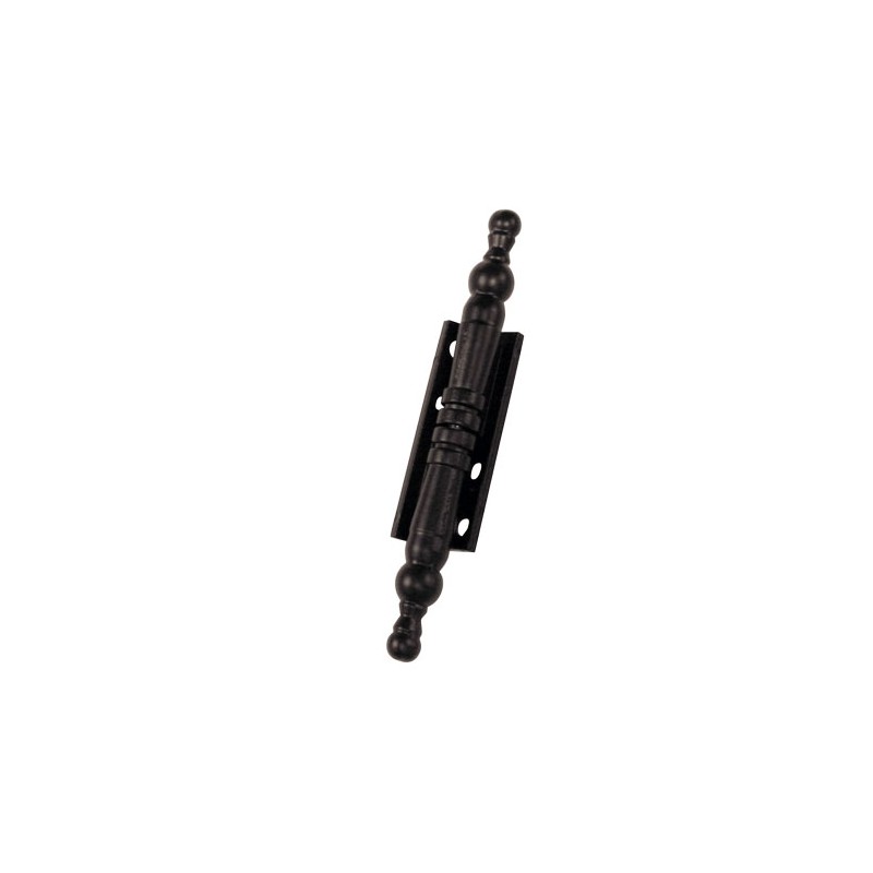 Zawias meblowy ozdobny 100mm czarny mod. 555