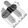 Zawias 60x50x35 czarny AGB