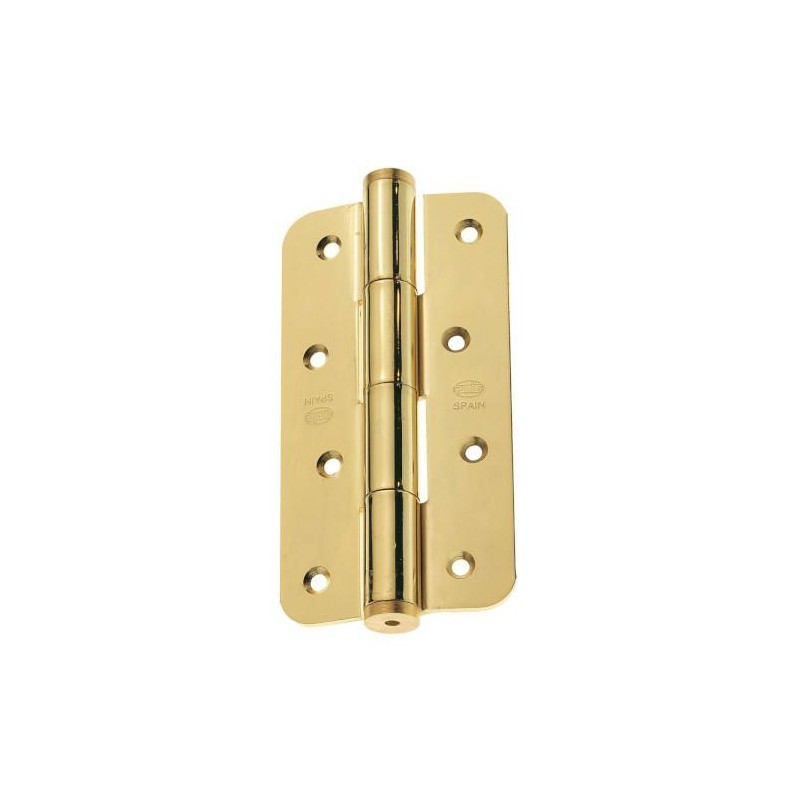 Zawias do drzwi sprężynowy 150x80mm stal mosiądzowany lakier. mod. 701