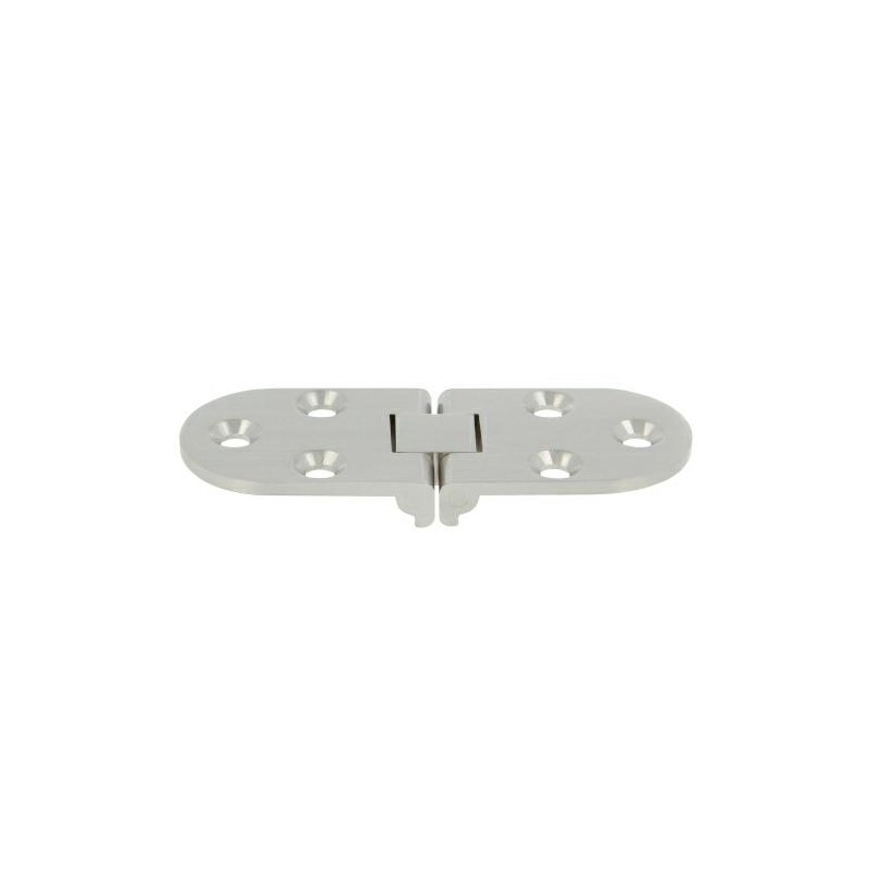 Zawias meblowy 30x81mm mosiężny chrom mat mod. 7