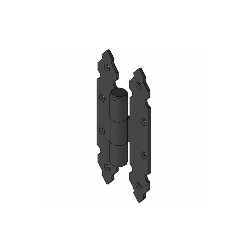 Zawias 9110-200x90 rozbieralny czarny D
