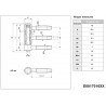Zawias AGB Tria maxi-16x60 mosią