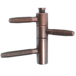 Zawias wkręcany 20x93mm brązowy AGB Tria maxi