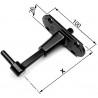 Zawias czarny 116-145/100 Gr3