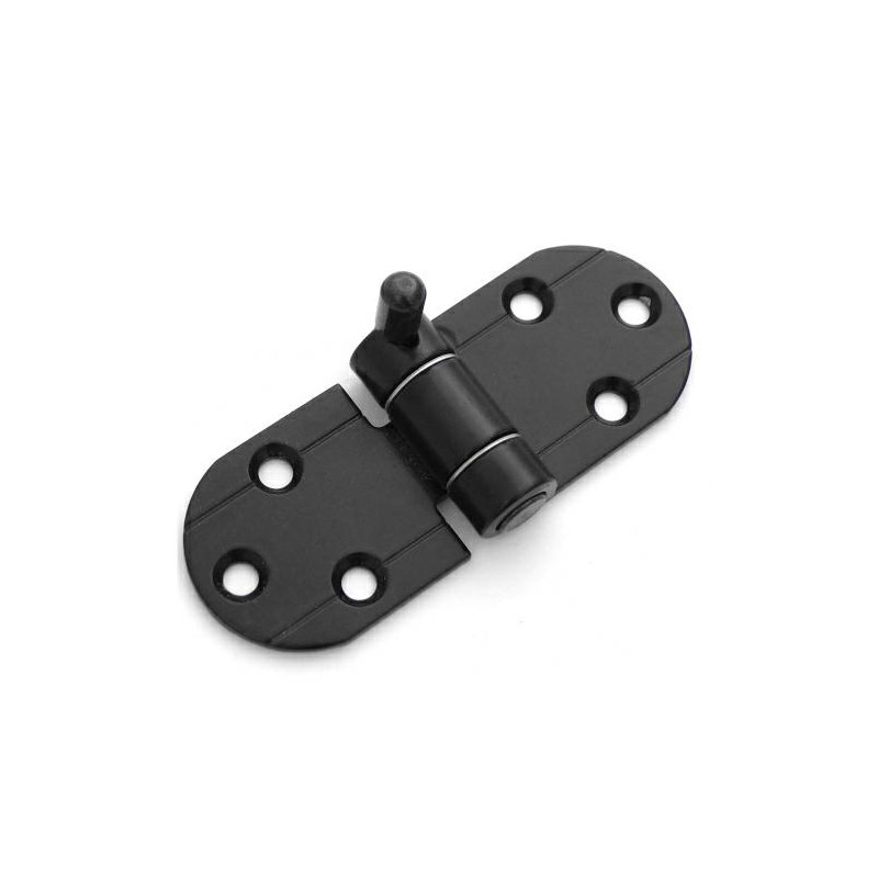Zawias do okiennic z blok.52+52mm czarny