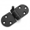 Zawias do okiennic z blok.52+52mm czarny