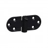 Zawias do okiennic z blok.52+52mm czarny