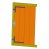 Zawias narożny 4000-400 fi14 ozdob Lewy